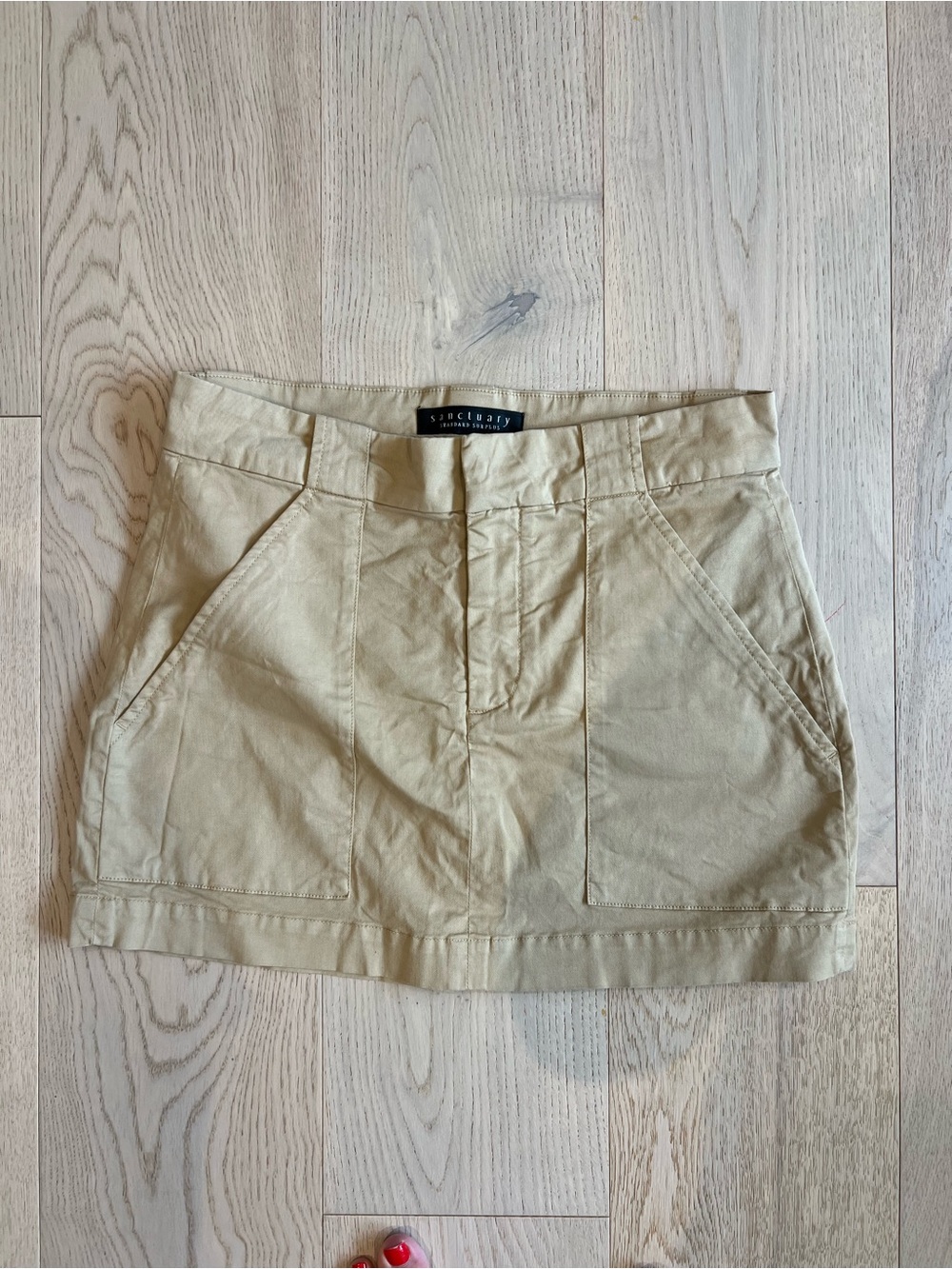 Sanctuary Beige Mini Skirt